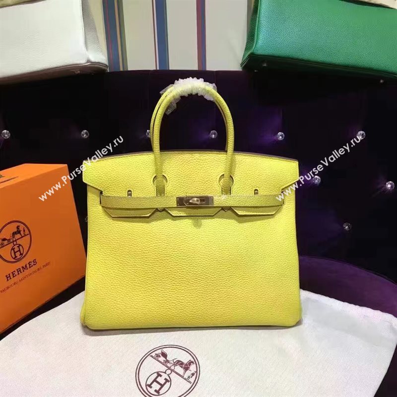 Hermes grain Birkin yellow bag 5279