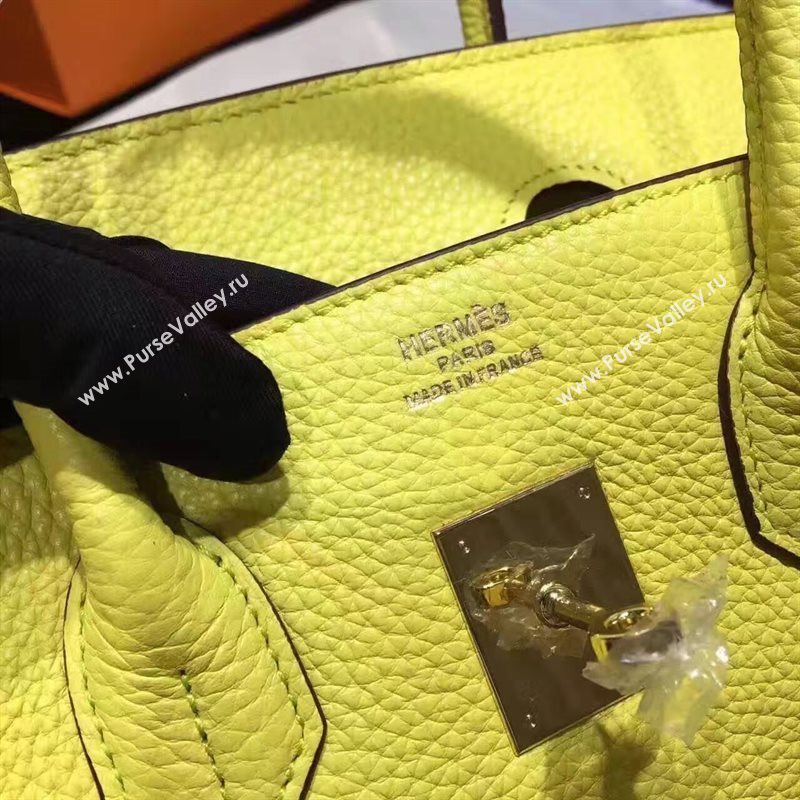 Hermes grain Birkin yellow bag 5279