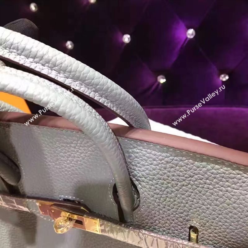 Hermes grain Birkin gray bag 5280