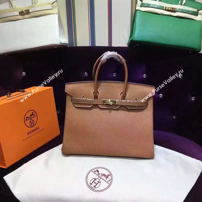 Hermes grain Birkin tan bag 5283