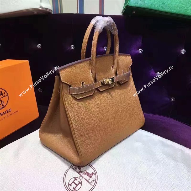 Hermes grain Birkin tan bag 5283