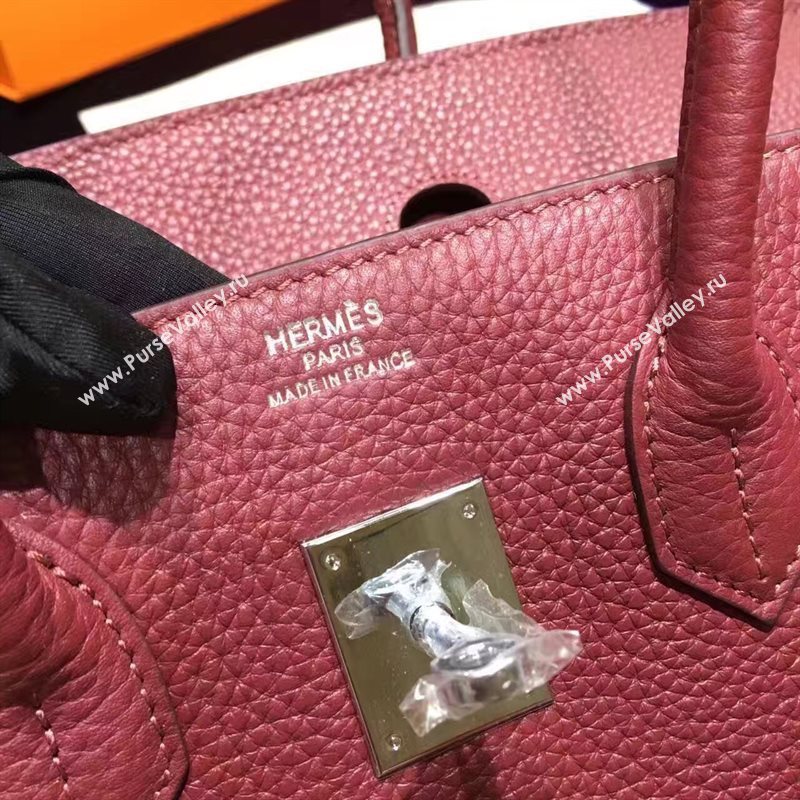 Hermes grain Birkin wine bag 5287