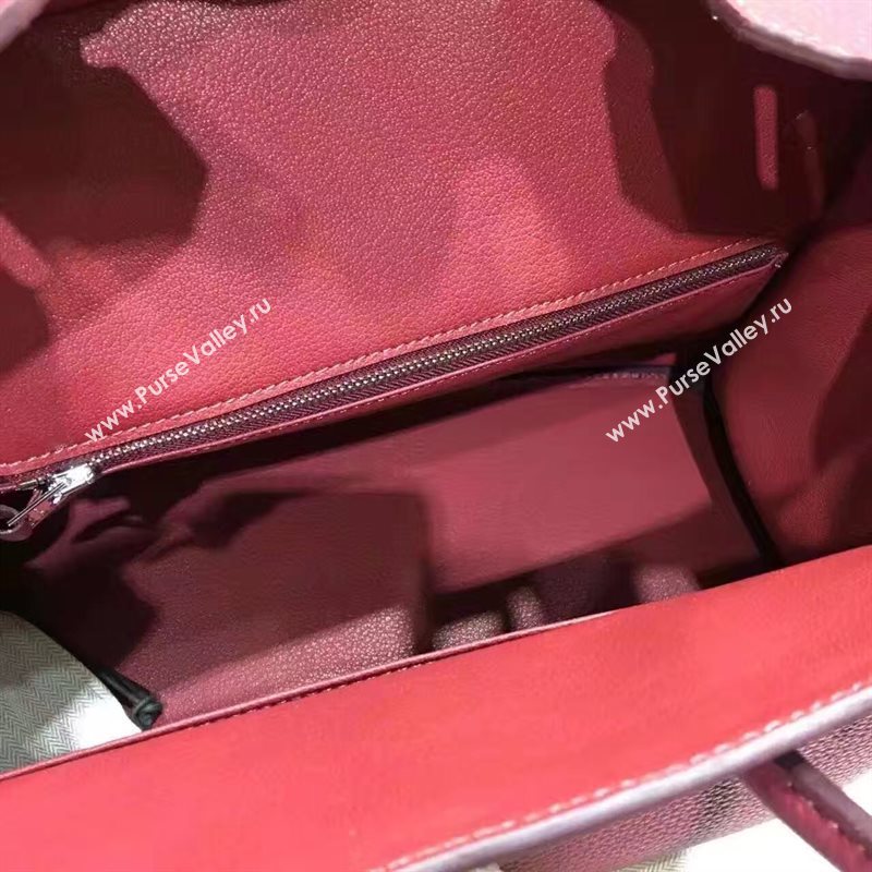 Hermes grain Birkin wine bag 5287