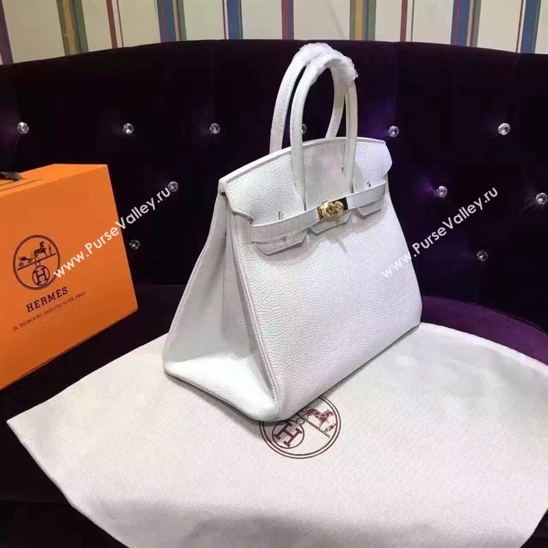 Hermes grain Birkin white bag 5288