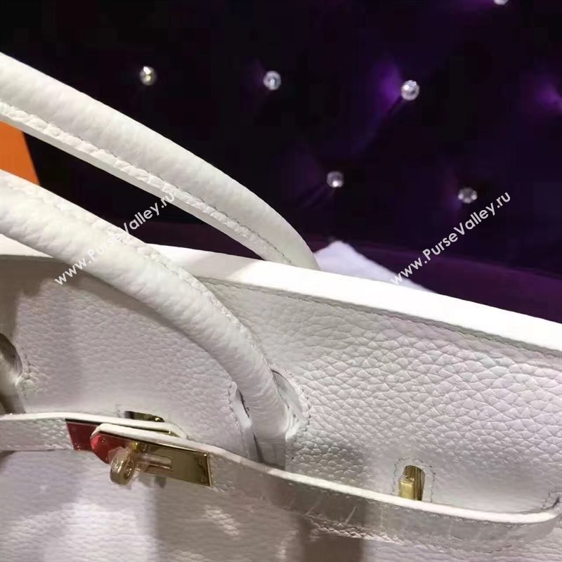 Hermes grain Birkin white bag 5288