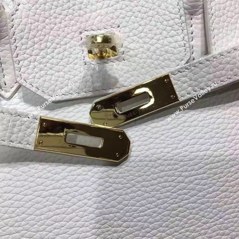 Hermes grain Birkin white bag 5288
