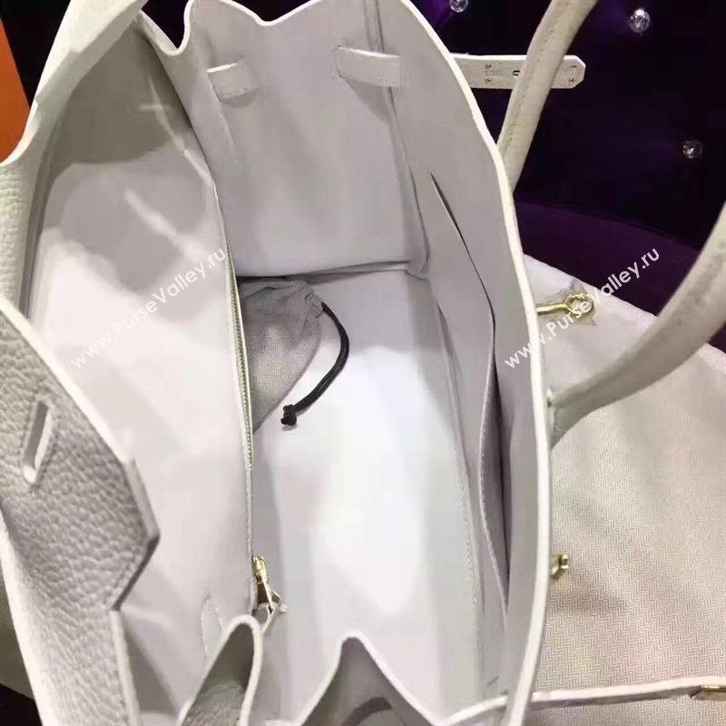 Hermes grain Birkin white bag 5288