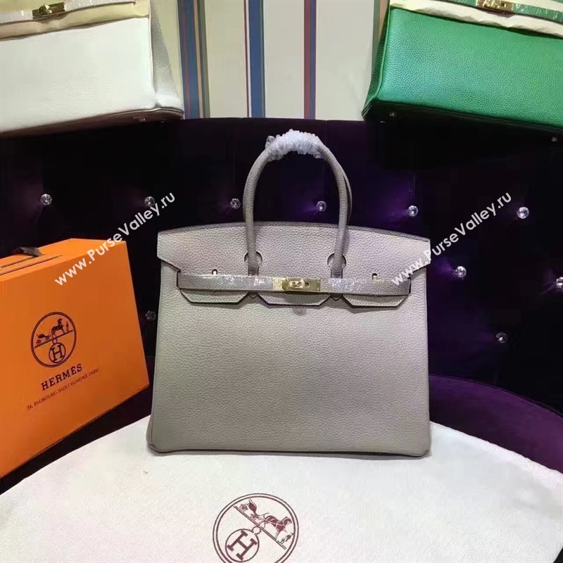 Hermes grain Birkin gray bag 5290