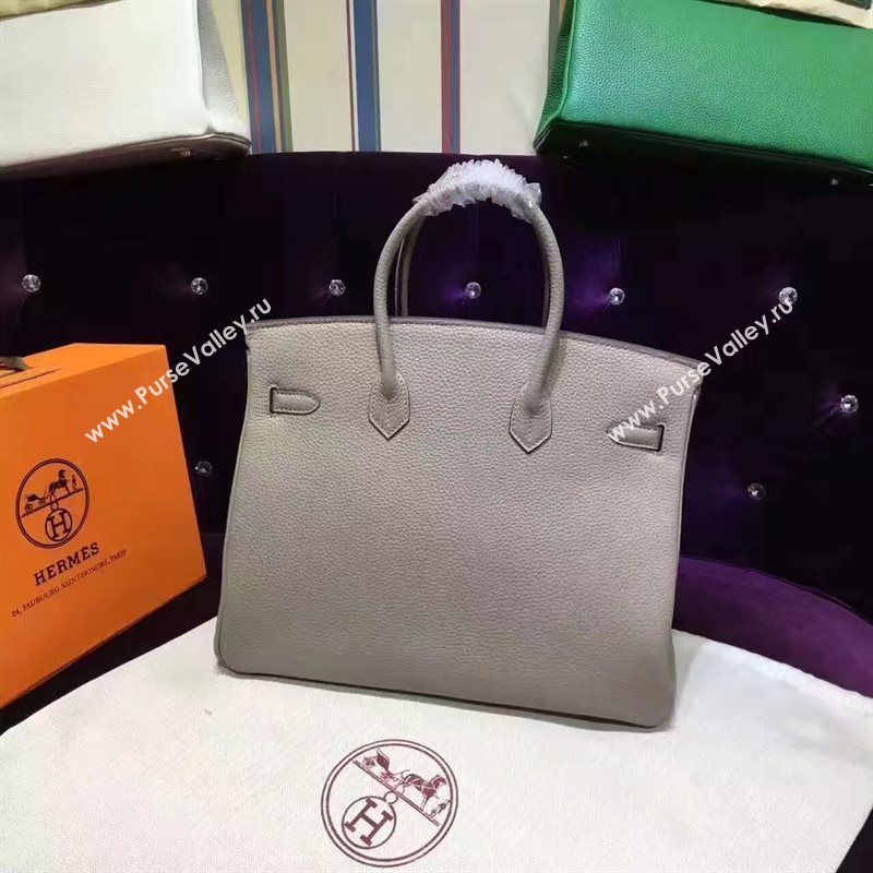 Hermes grain Birkin gray bag 5290