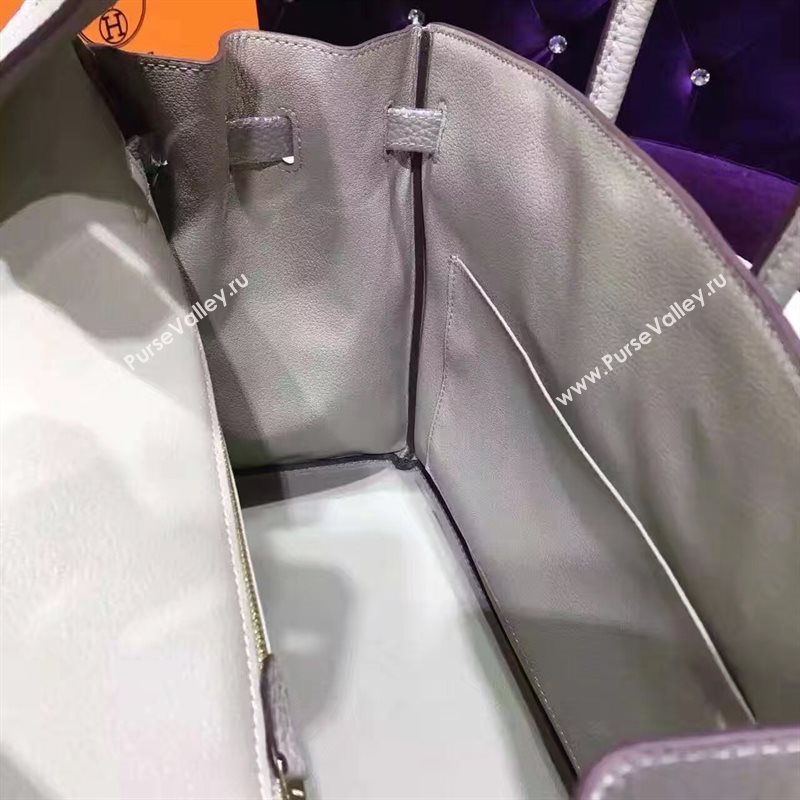 Hermes grain Birkin gray bag 5290