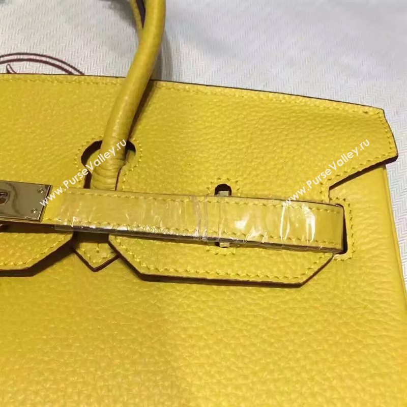 Hermes grain Birkin yellow bag 5291
