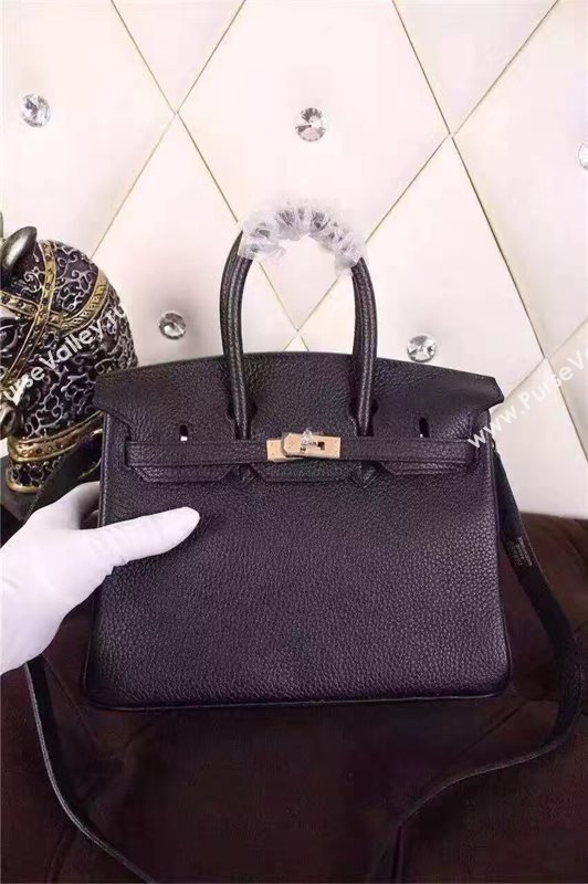 Hermes mini 25cm black Birkin bag 5201