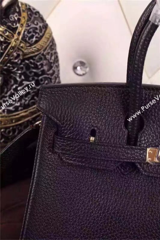 Hermes mini 25cm black Birkin bag 5201