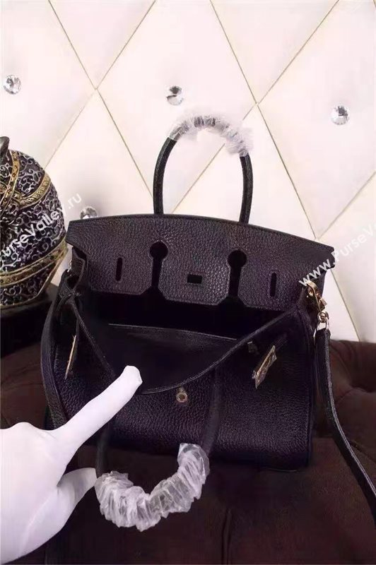 Hermes mini 25cm black Birkin bag 5201