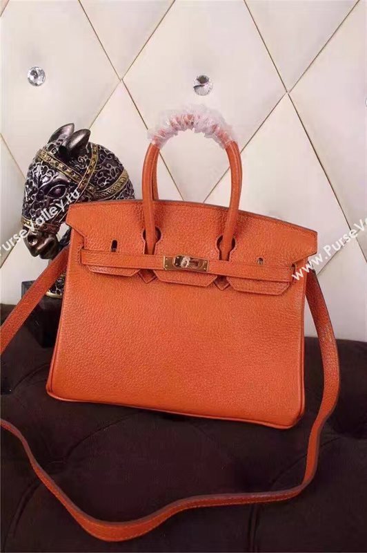 Hermes mini 25cm orange Birkin bag 5202