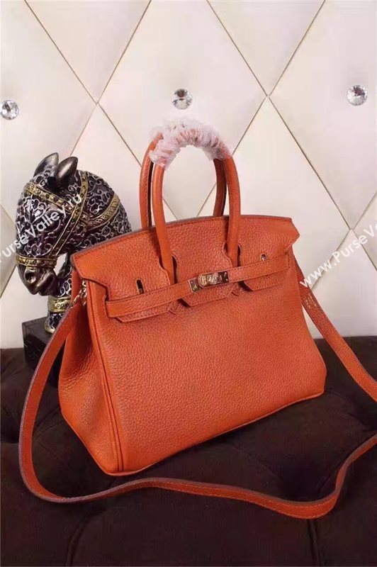 Hermes mini 25cm orange Birkin bag 5202