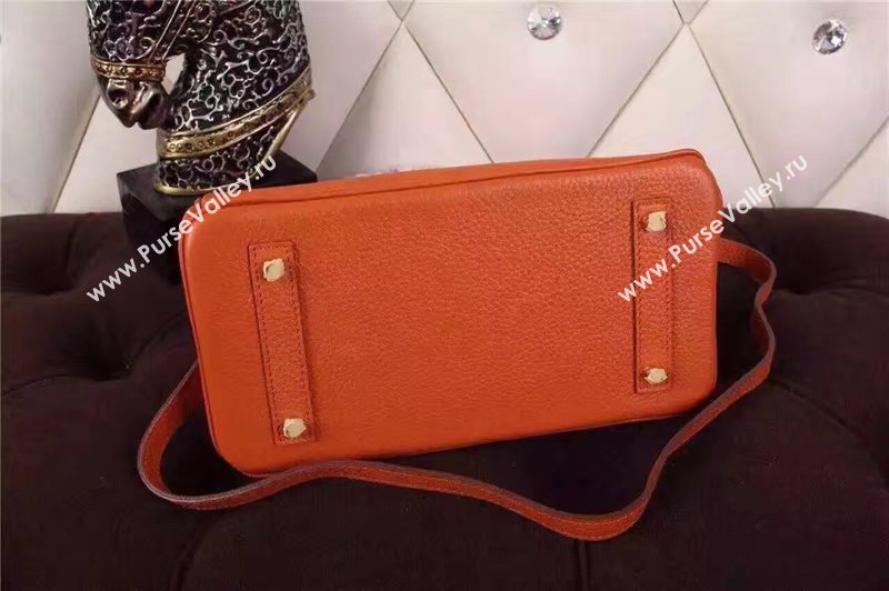 Hermes mini 25cm orange Birkin bag 5202