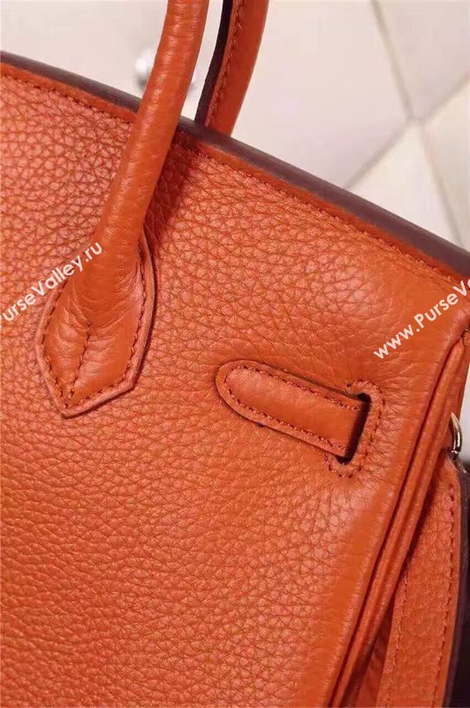 Hermes mini 25cm orange Birkin bag 5202