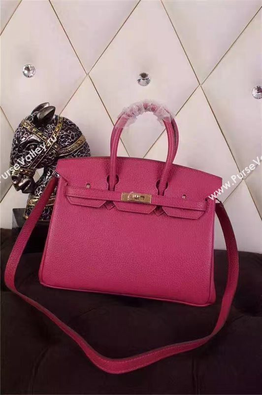 Hermes mini 25cm Birkin red rose bag 5205