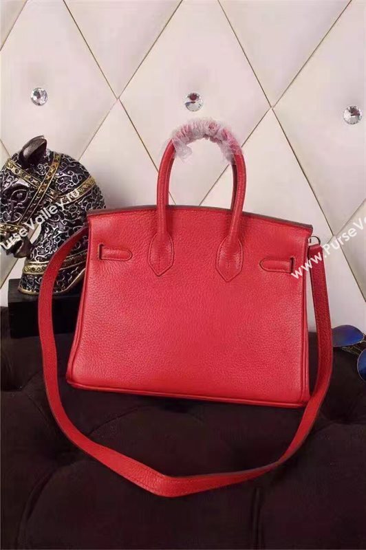 Hermes mini 25cm red Birkin bag 5206