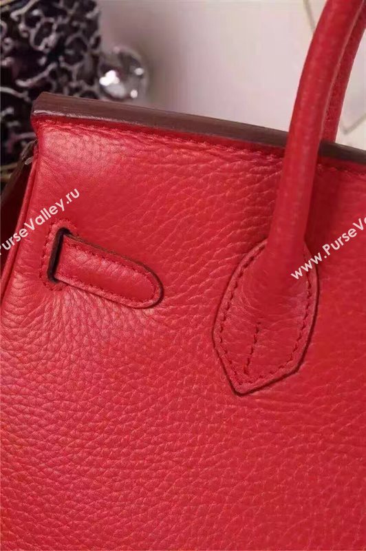 Hermes mini 25cm red Birkin bag 5206