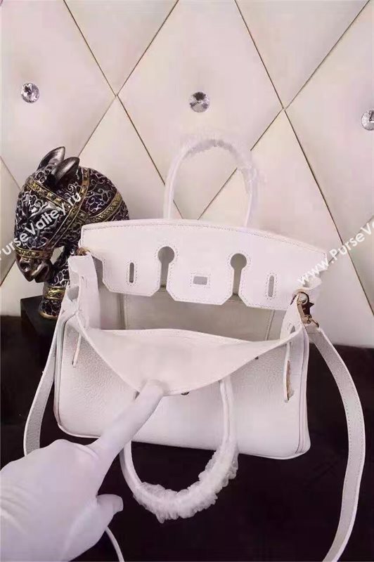 Hermes mini 25cm white Birkin bag 5210