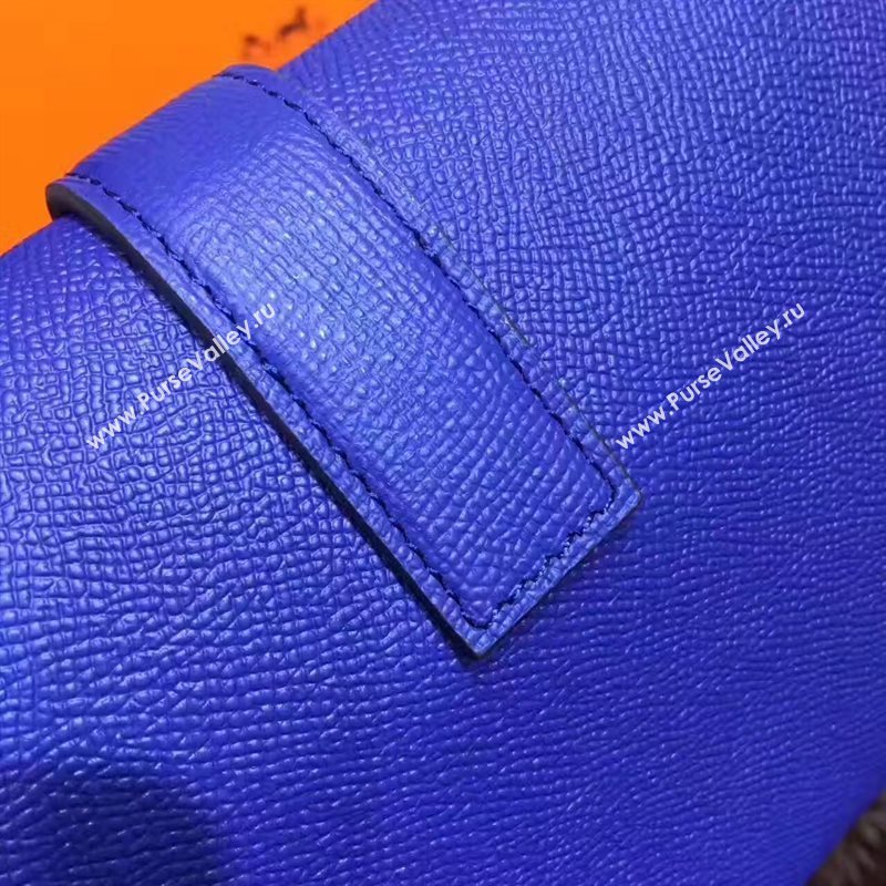 Hermes Epsom large navy clutch bag 5211