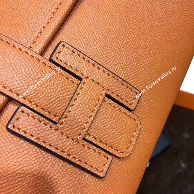 Hermes Epsom large tan clutch bag 5212