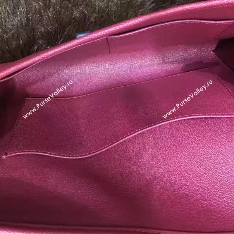 Hermes Epsom large wine clutch bag 5214