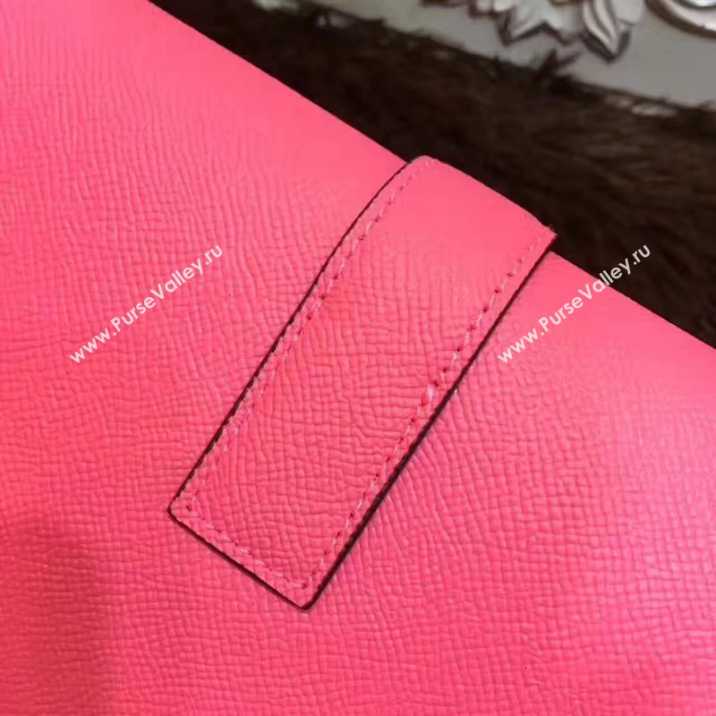 Hermes Epsom large clutch red rose bag 5217