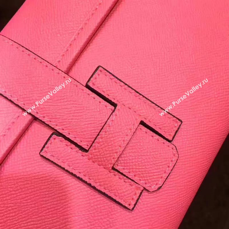 Hermes Epsom large clutch red rose bag 5217