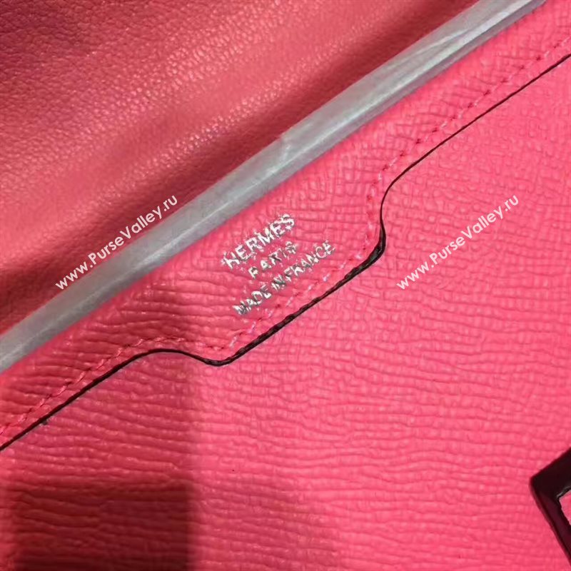 Hermes Epsom large clutch red rose bag 5217