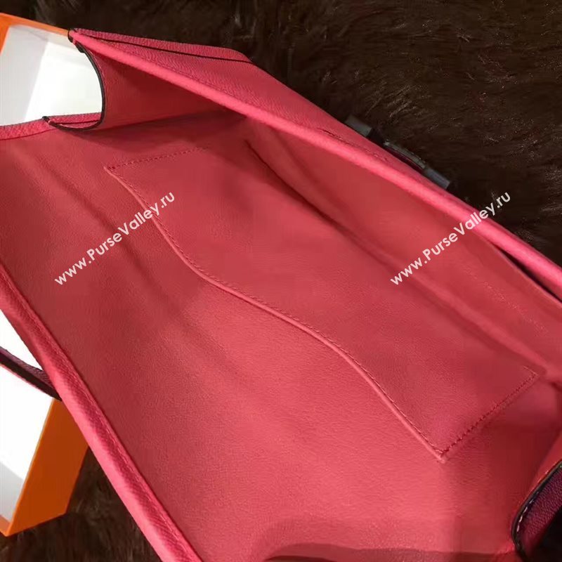 Hermes Epsom large clutch red rose bag 5217