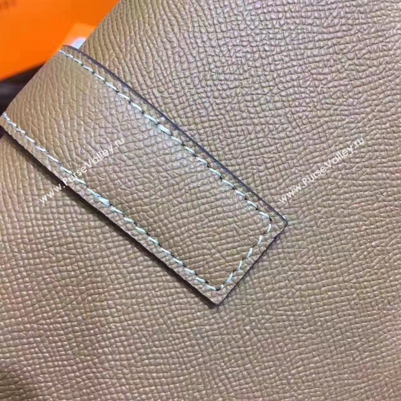 Hermes Epsom large tan clutch bag 5219