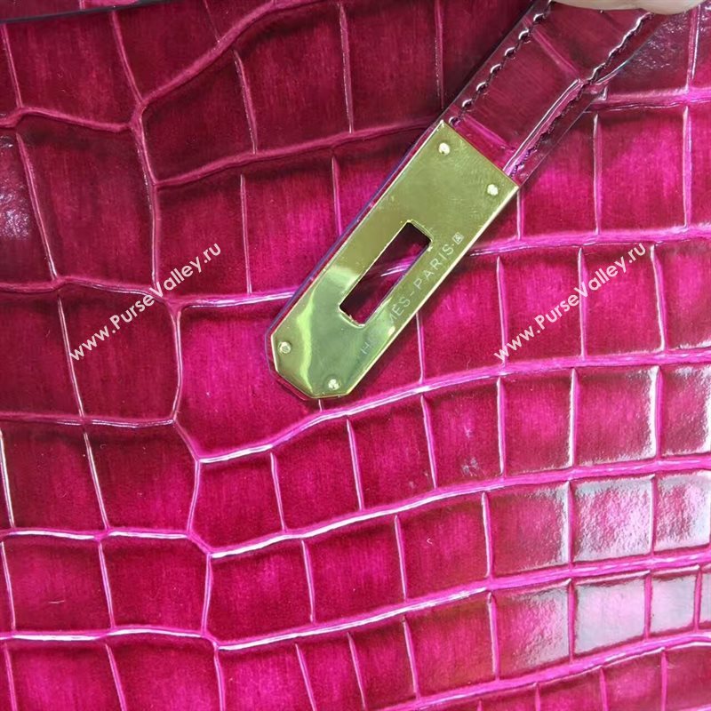 Hermes crocodile wine Kelly bags 5235