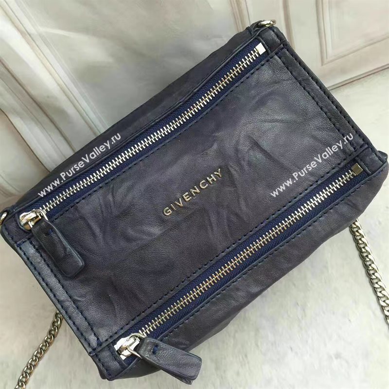 Givenchy mini navy pandora bag 5349