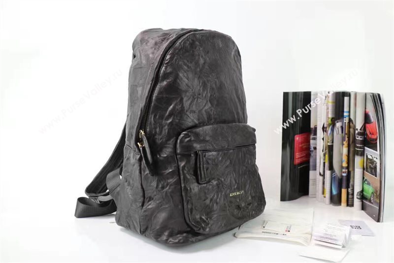 Givenchy black hand backpack sheepskin bag 5352