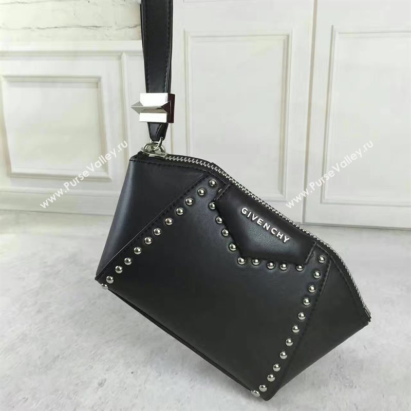Givenchy clutch zipper black bag 5356