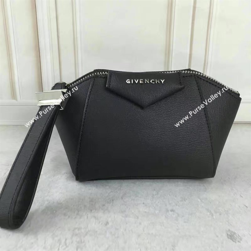 Givenchy zipper clutch black bag 5357