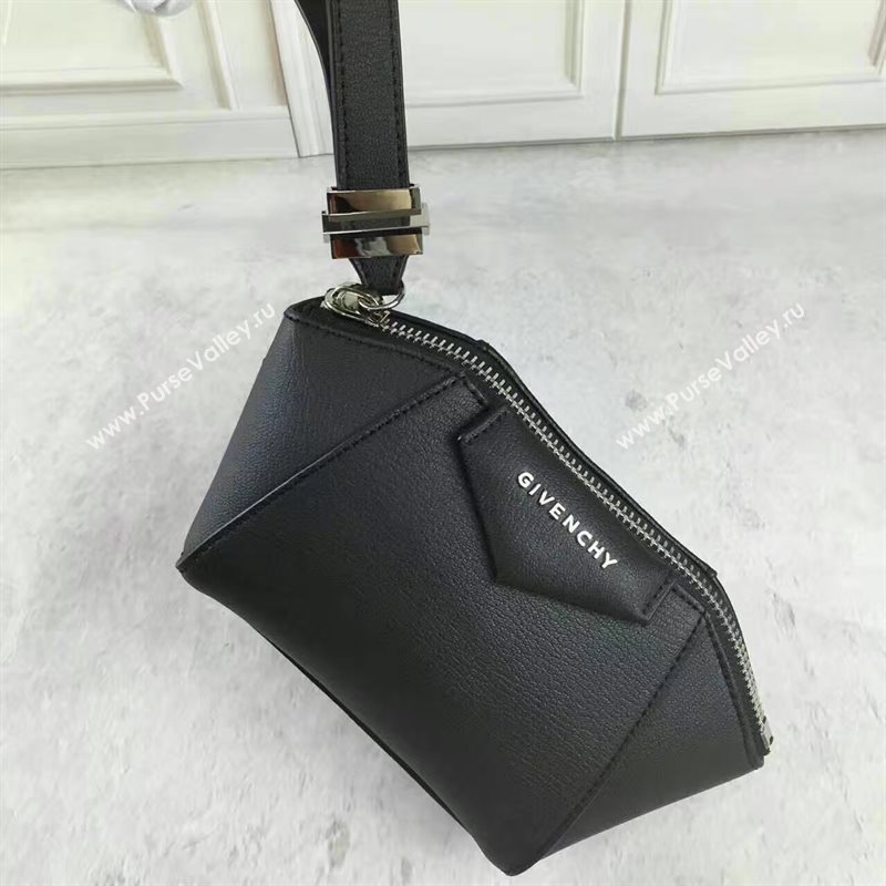 Givenchy zipper clutch black bag 5357