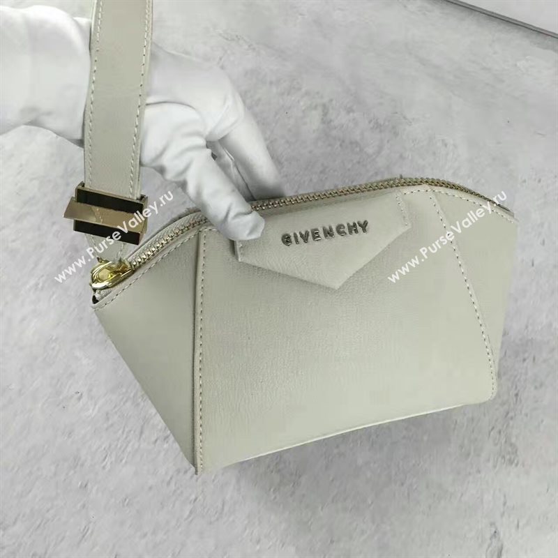 Givenchy light gray clutch zipper bag 5358