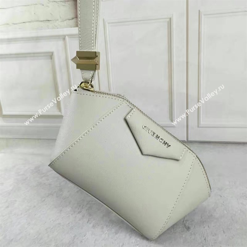 Givenchy light gray clutch zipper bag 5358