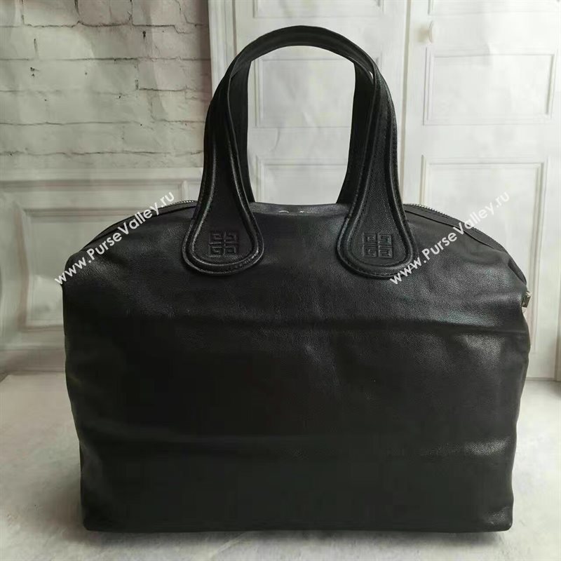 Givenchy large nightingale black silver v bag 5362