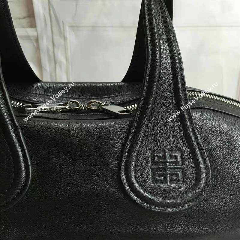 Givenchy large nightingale black silver v bag 5362