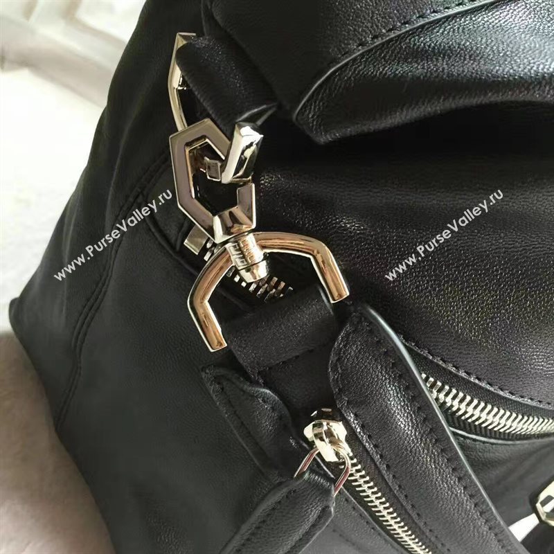 Givenchy large nightingale black silver v bag 5362