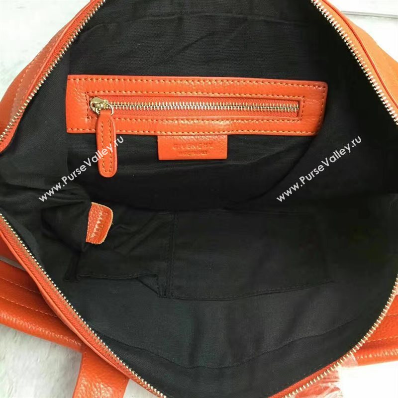 Givenchy large orange nightingale bag 5369
