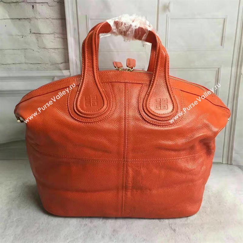 Givenchy large orange nightingale bag 5369