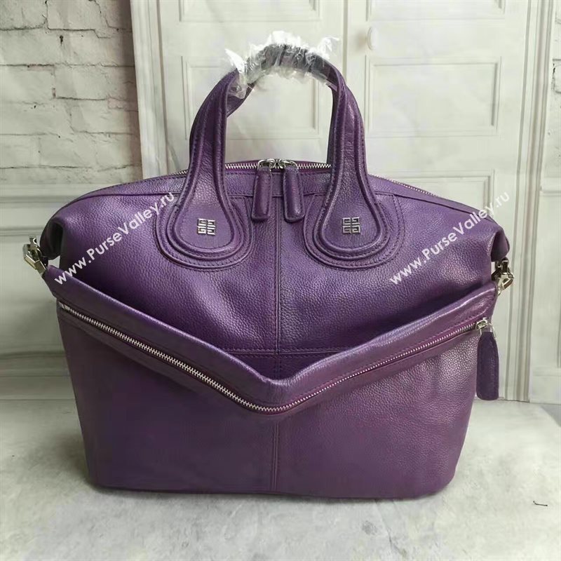 Givenchy large nightingale purple bag 5373