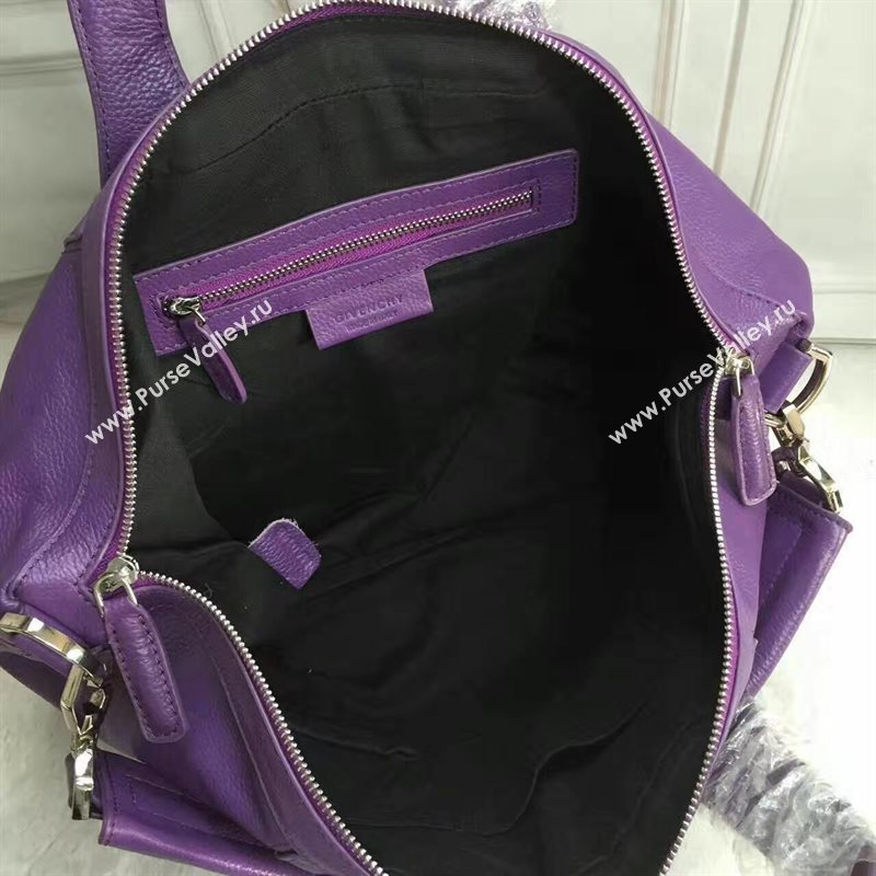 Givenchy large nightingale purple bag 5373