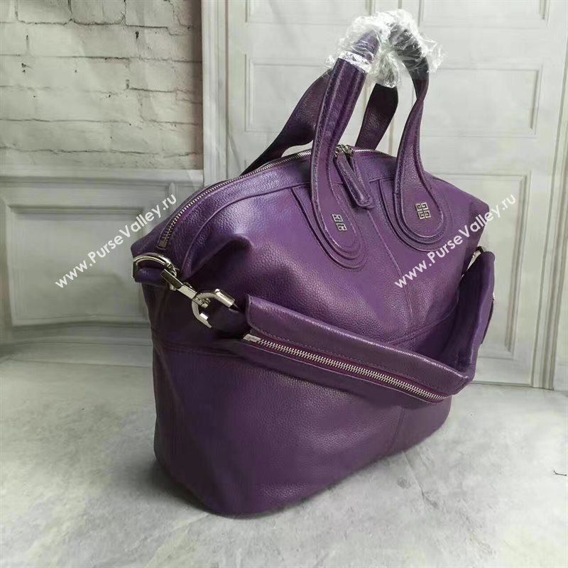 Givenchy large nightingale purple bag 5373